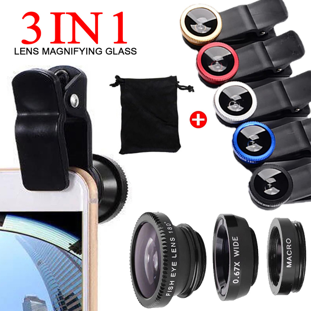 Photography Xiaomi - Lente universal 3 en 1 tipo
