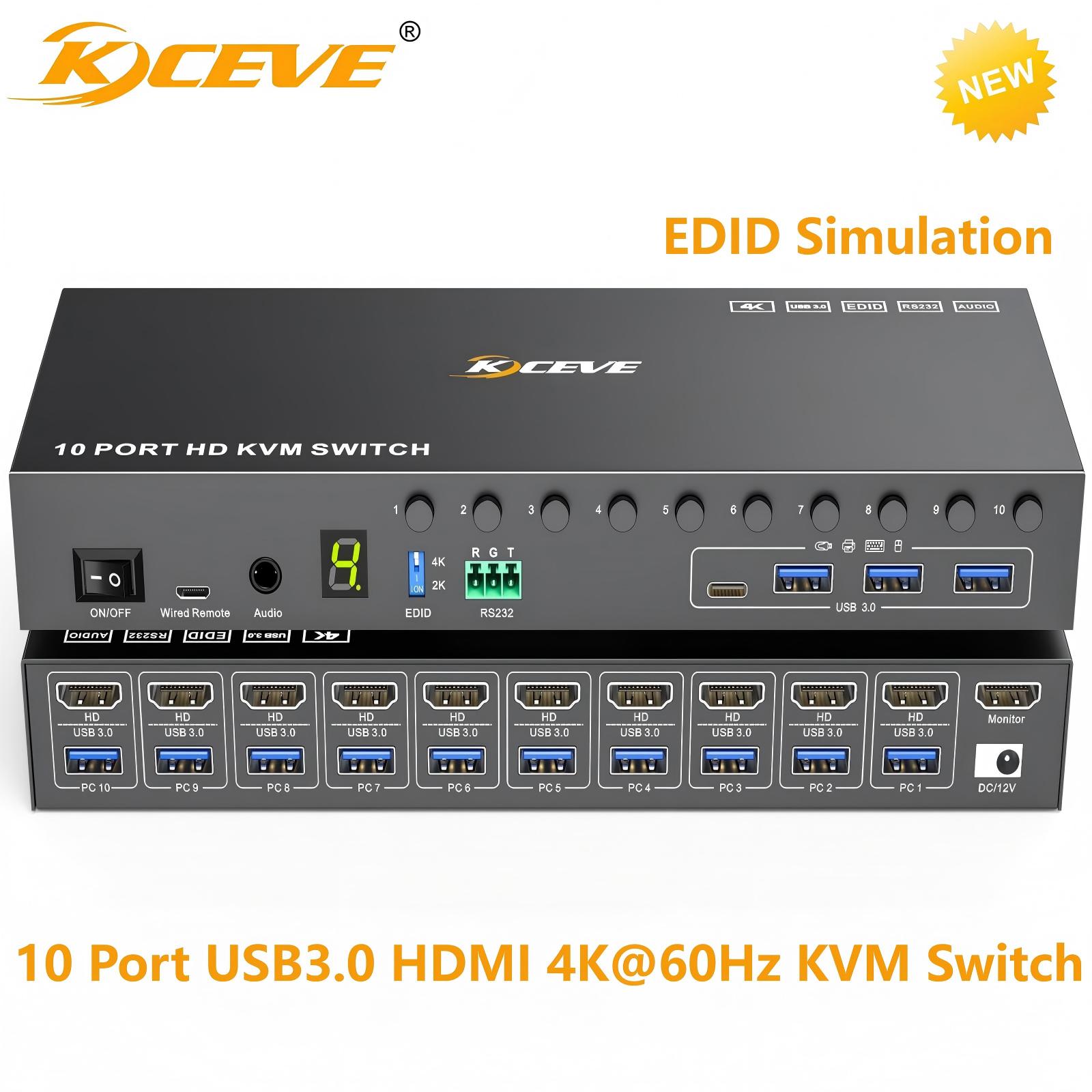 Photography Simulator - Conmutador KVM de 10 puertos y