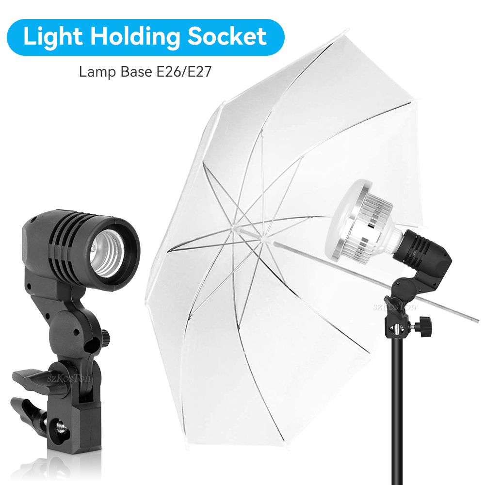 Photography Umbrella Lights - Soporte de bombilla de un solo
