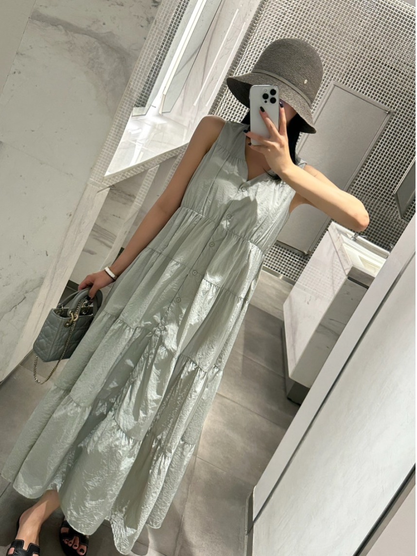 Photography Date - Elegante Vestido Largo sin Mangas Estilo