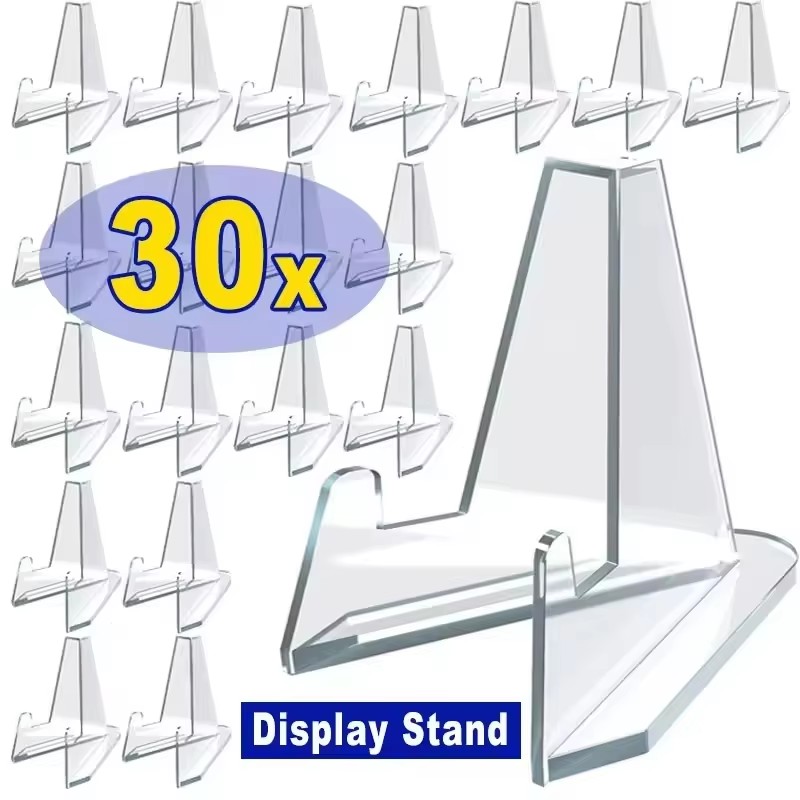 Photography Exhibition - 30-1PCS Soporte Triangular para Tarjetas, Mini