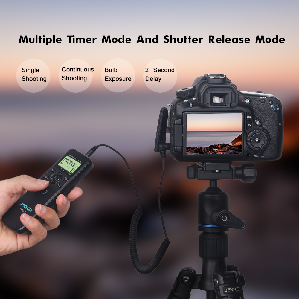 Timelapse Controller - AODELAN TRS-1 Temporizador Intervalómetro con Control