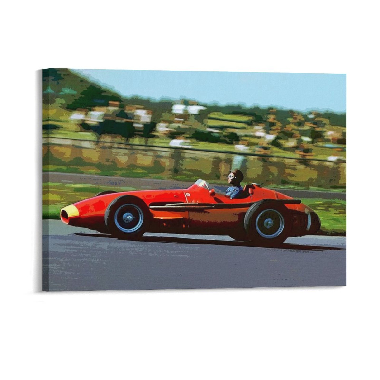 Photography Pose - Juan Manuel Fangio Racing His 1957