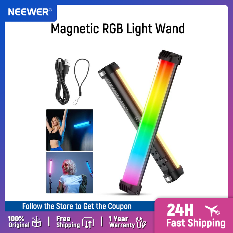 Photography Umbrella Lights - NEEWER Basics-varita de luz RGB magnética