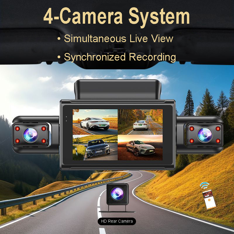 Timelapse Controller - 4K 4CH DVR oculto para coche
