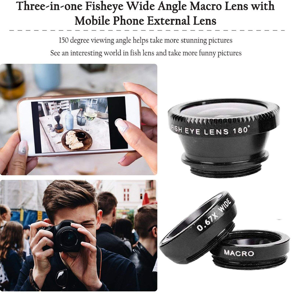 Lente universal 3 en 1 tipo oj - Photography Xiaomi reseña y precio
