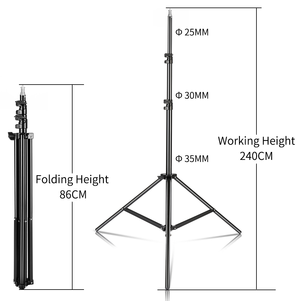 Trípode de fotografía de 240 c - Photography Umbrella Lighting Kit reseña y precio