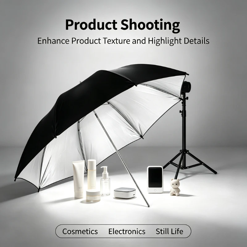 Paraguas Reflectante Negro Res - Photography Umbrella Lights reseña y precio