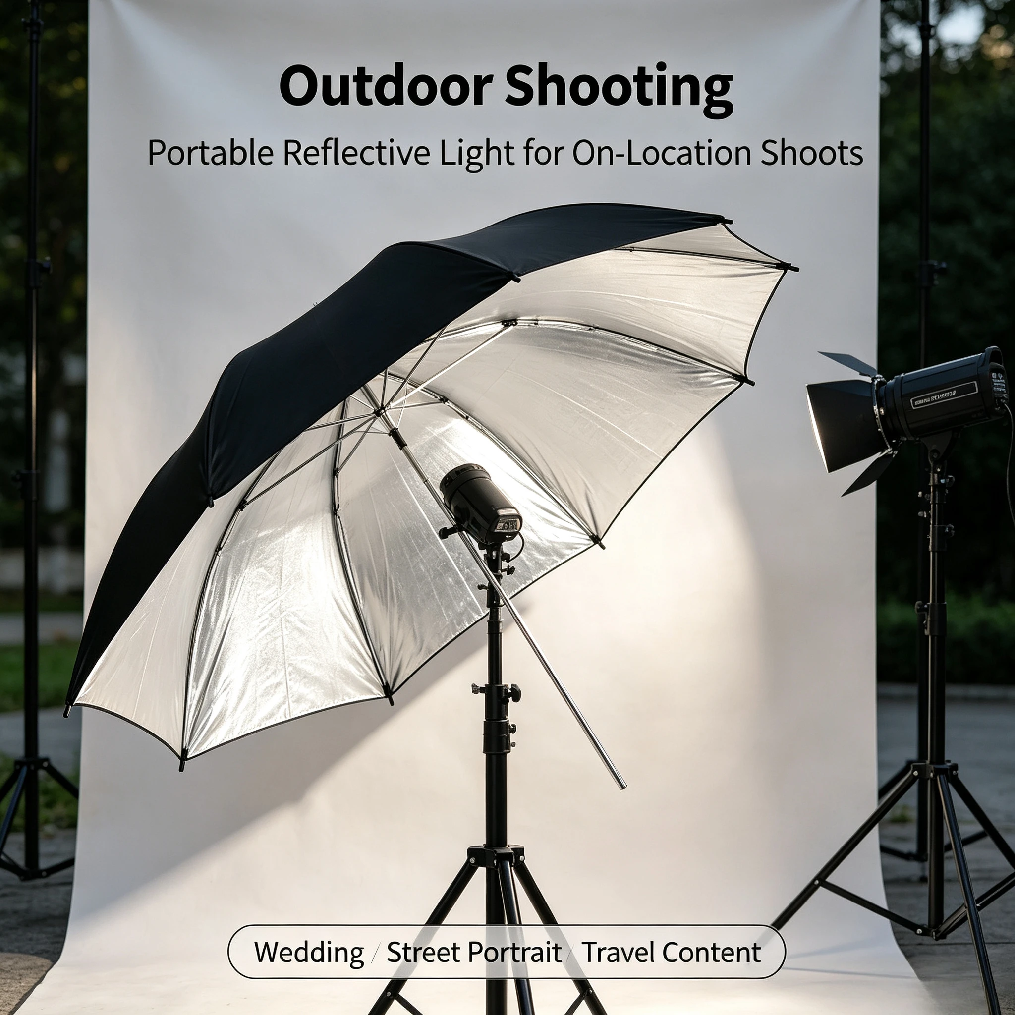 Paraguas Reflectante Negro Res - Photography Umbrella Lights reseña y precio