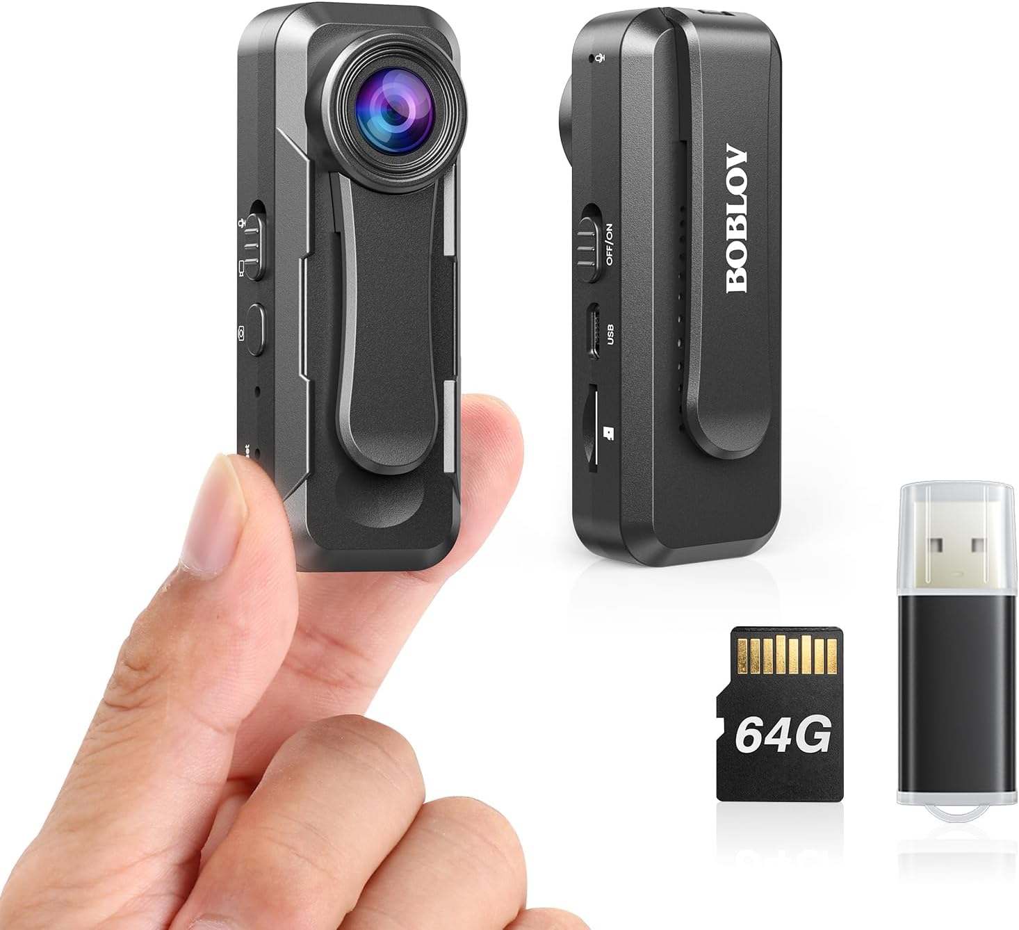 Cámara corporal BOBLOV W1 1080 - Photography Date reseña y precio