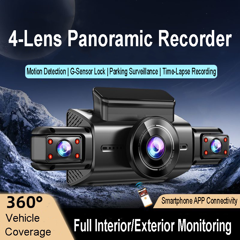 4K 4CH DVR oculto para coche c - Timelapse Controller reseña y precio