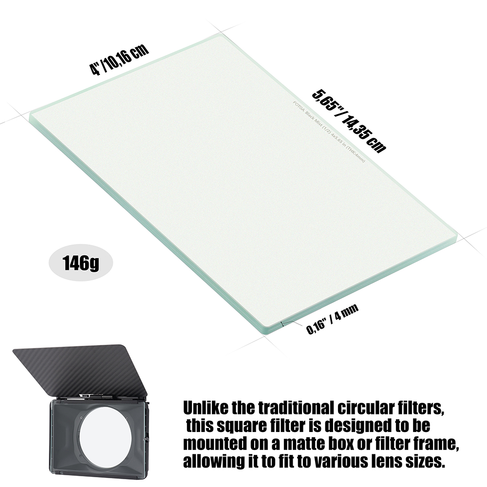Filtro Black Mist 4x5.65
