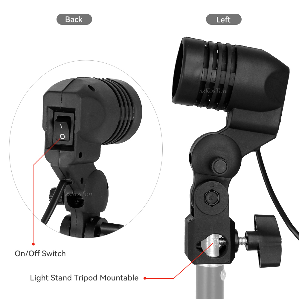 Portalámparas de un solo cabez - Photography Umbrella Lights reseña y precio
