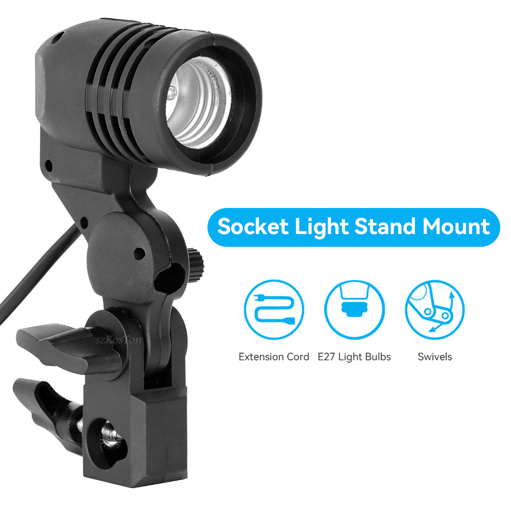 Soporte de bombilla de un solo - Photography Umbrella Lights reseña y precio