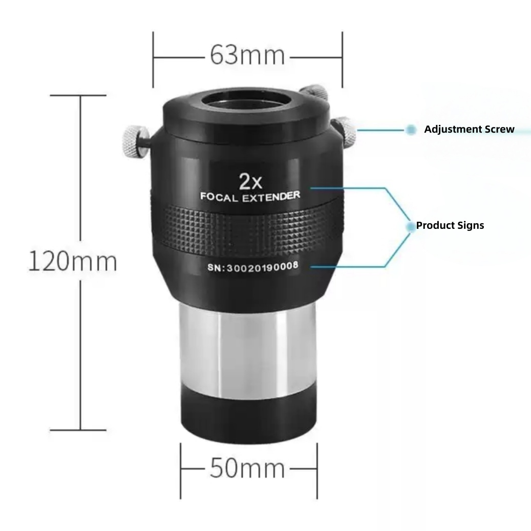 Lente Barlow Apocromática 2X d - Photography Hd reseña y precio