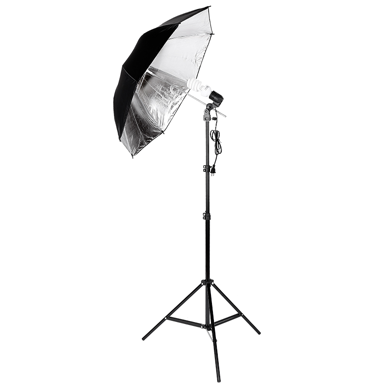 3*45W fotografía vídeo retrato - Photography Umbrella Lighting Kit reseña y precio