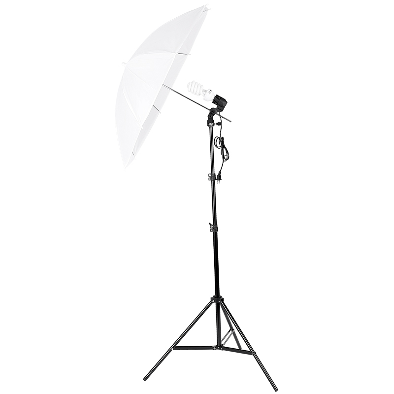 3*45W fotografía vídeo retrato - Photography Umbrella Lighting Kit reseña y precio