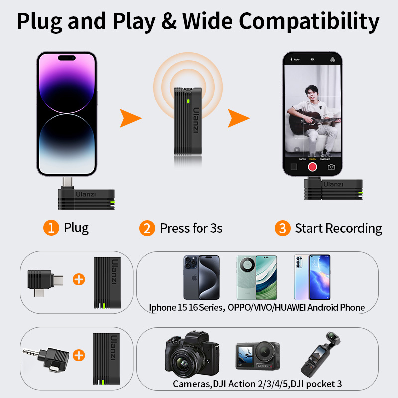 Ulanzi A100 micrófono Smartpho - Photography Xiaomi reseña y precio