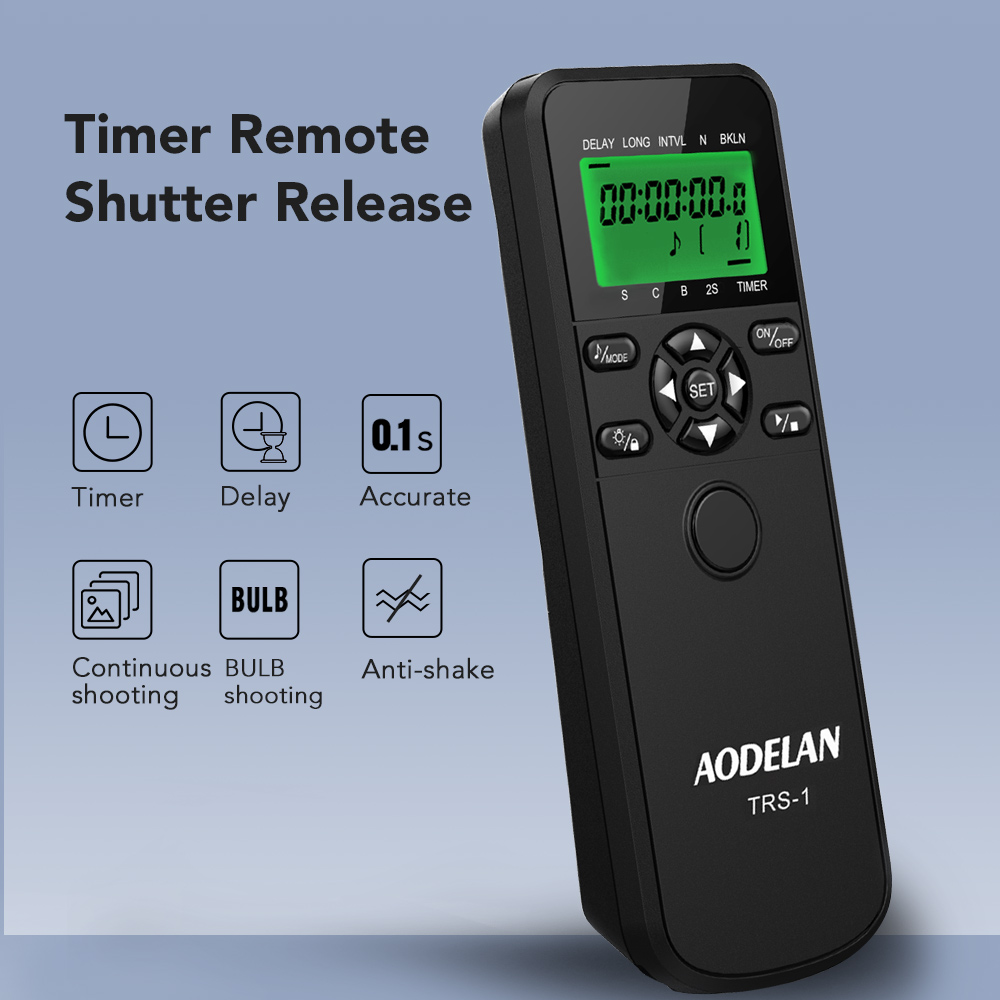 AODELAN TRS-1 Temporizador Int - Timelapse Controller reseña y precio