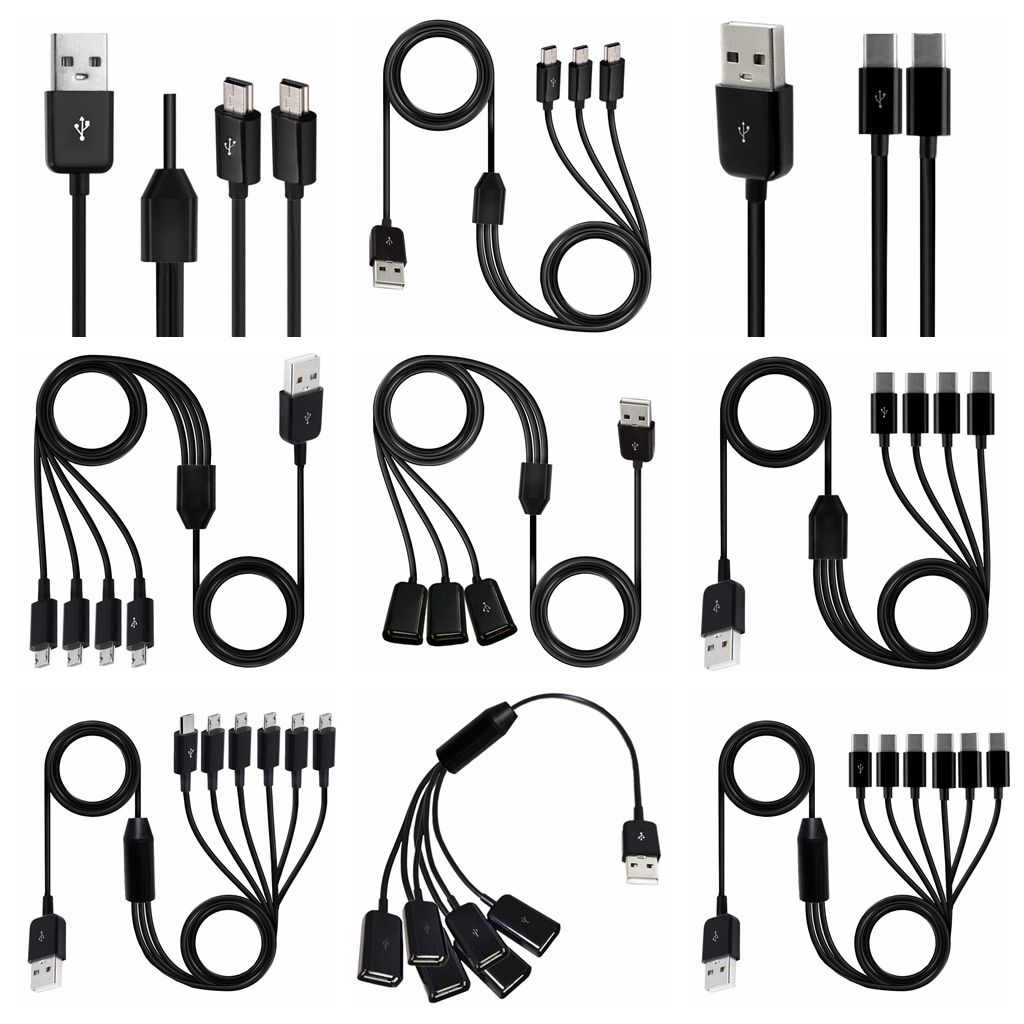 Tipo-C USB 1 a 2 3 4 6 puertos - Photography Date reseña y precio