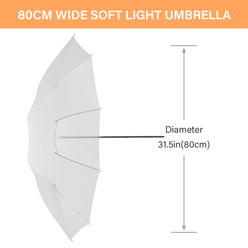 Paraguas difusor de luz blanca - Photography Umbrella Lights reseña y precio