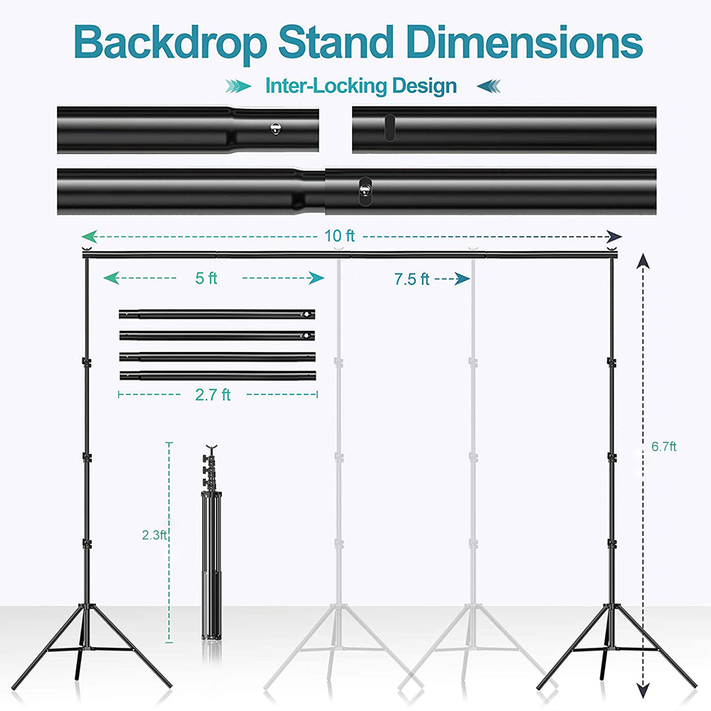 El conjunto de equipo de estud - Photography Umbrella Lighting Kit reseña y precio
