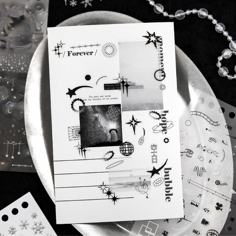 Mini Pegatinas Creativas Journ - Photography Journal reseña y precio