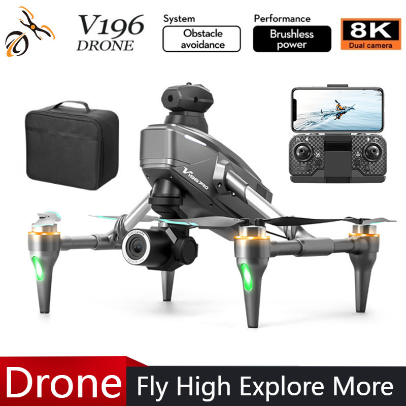 2025 V196 Dron automático para - Photography Hd reseña y precio