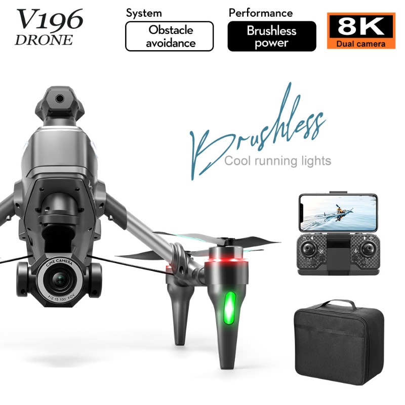 2025 V196 Dron automático para - Photography Hd reseña y precio