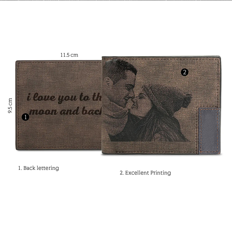 Cartera de cuero PU con imagen - Photography Portfolio reseña y precio